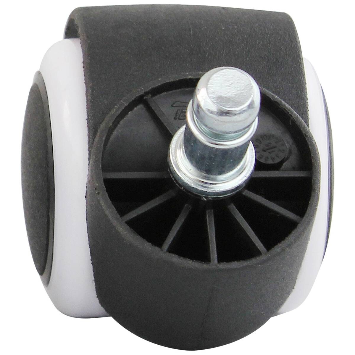 Hartbodenrollen schwarz Kunststoff B/H/T: ca. 5x5x5 cm