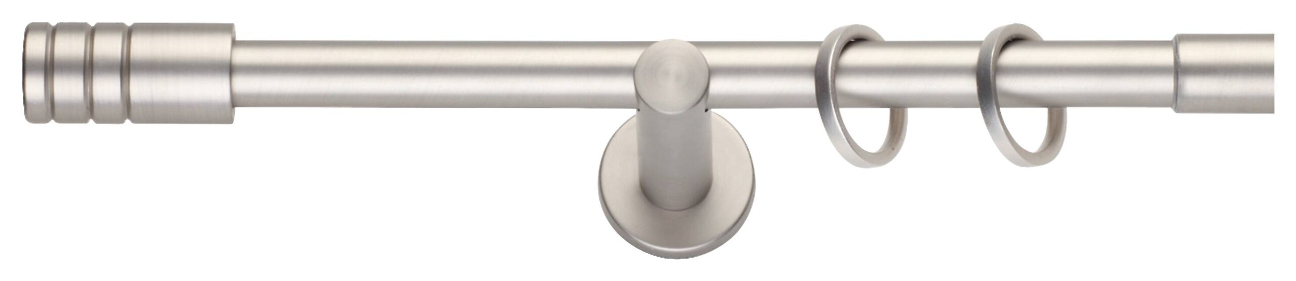 ondeco Stilgarnituren rillcube Edelstahloptik Metall ausziehbar von ca. 210 bis 400 cm 1.0 Läufe