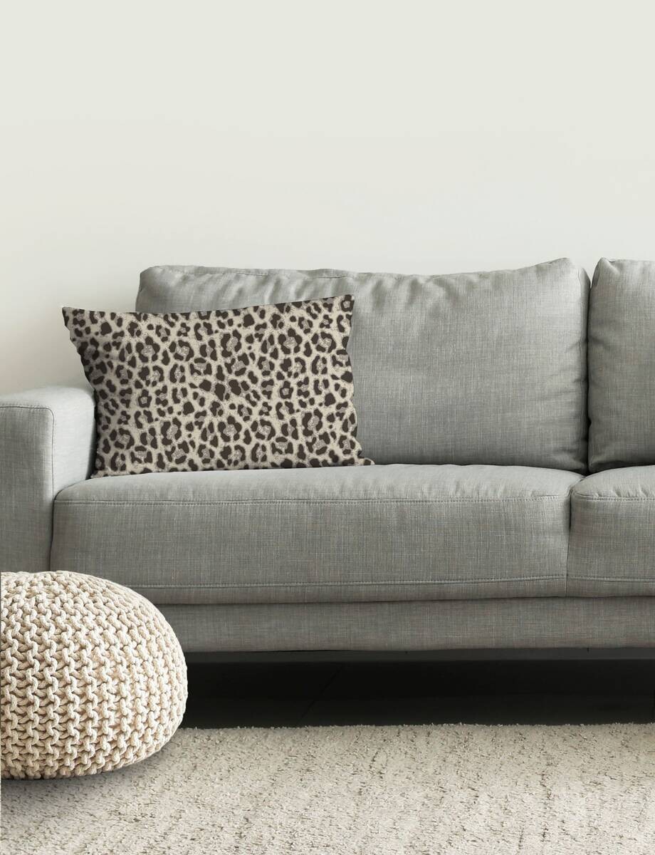 Dekokissen braun Polyester B/L: ca. 60x40 cm