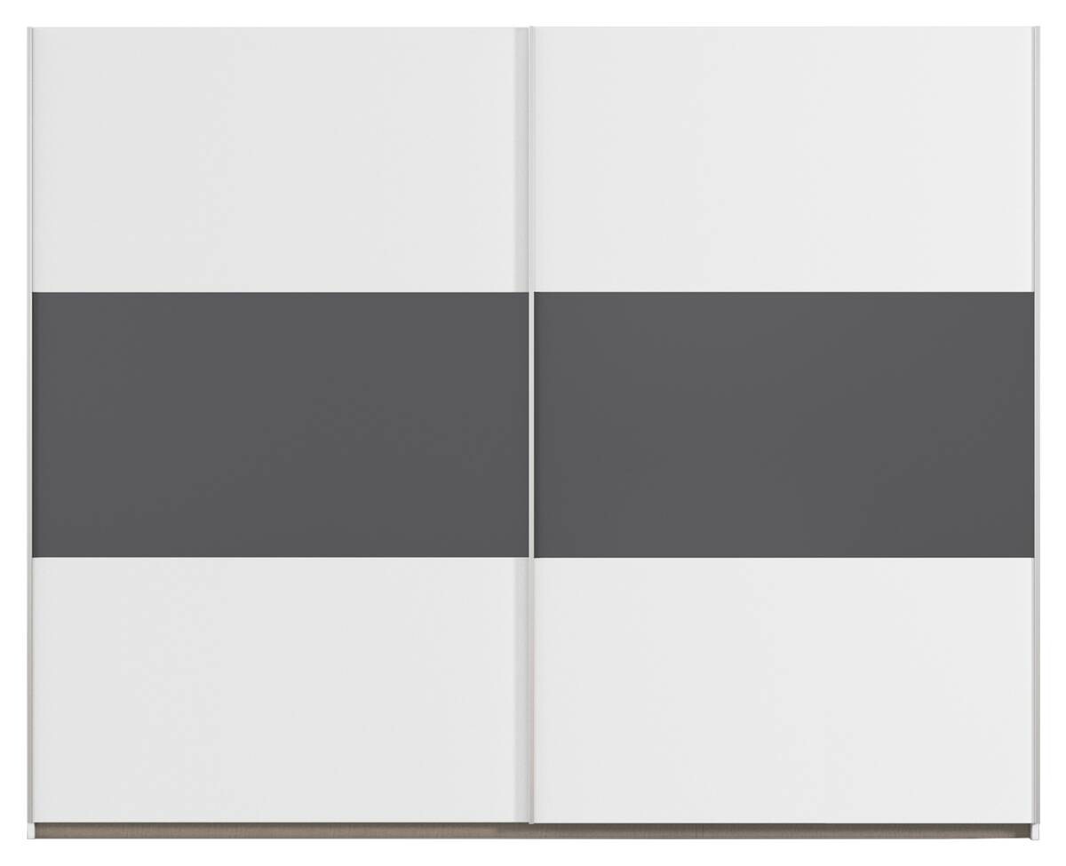Kleiderschrank Oslo Alpinweiß grau B/H/T: ca. 261x210x59 cm