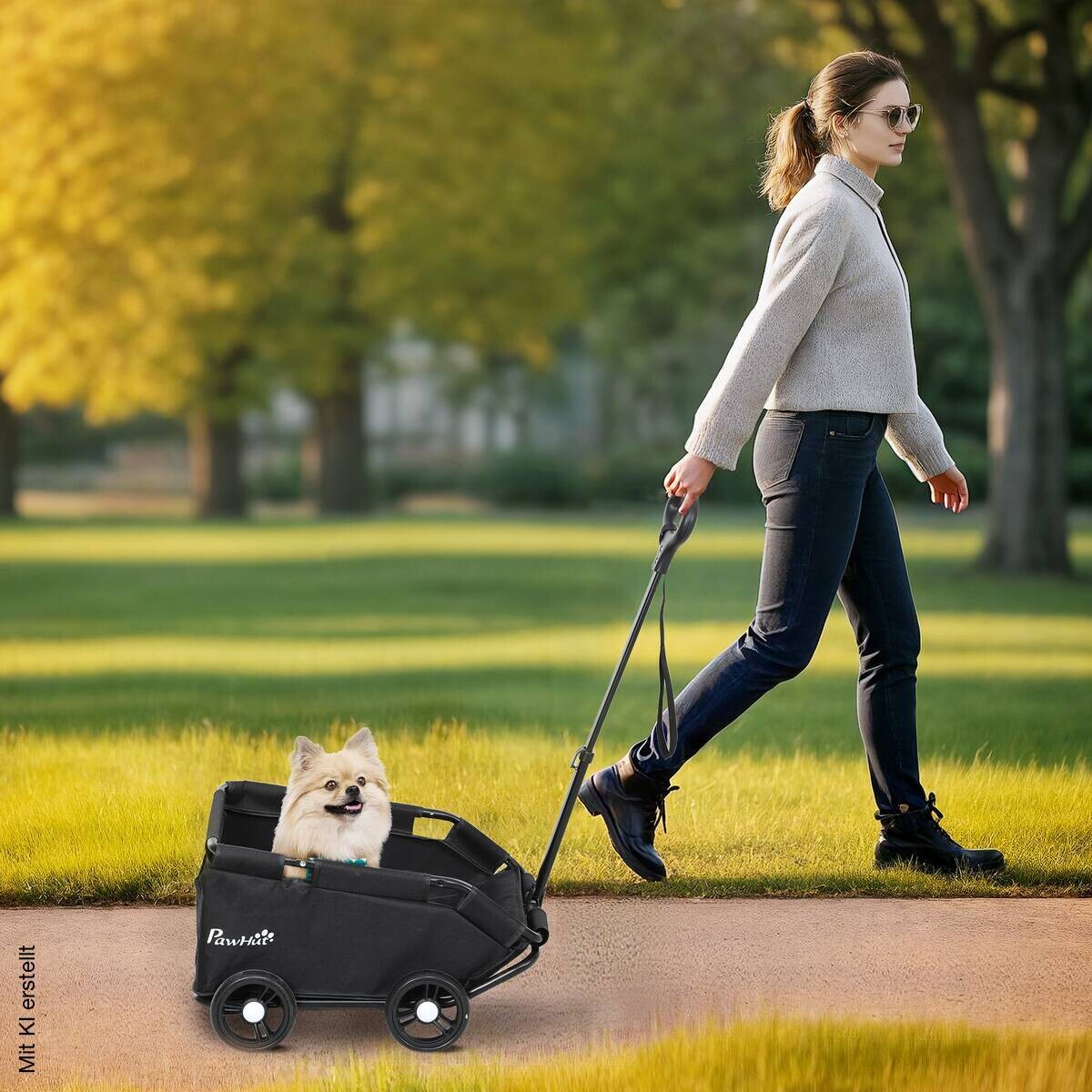 PawHut Hundewagen