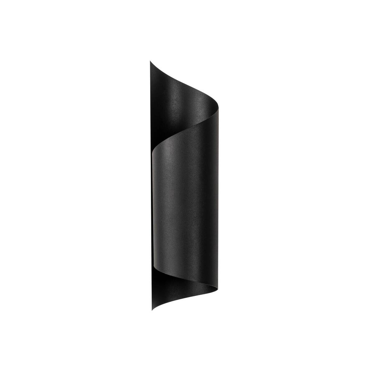Opviq Wandleuchte Sivani schwarz Eisen B/H/T/L: ca. 16x35x16x10 cm E27 1 Brennstellen