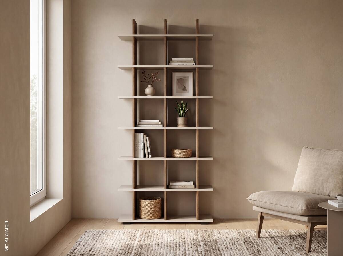 Regal Navas 20A Eiche Artisan Nachbildung Kaschmir B/H/T: ca. 80x173x25 cm