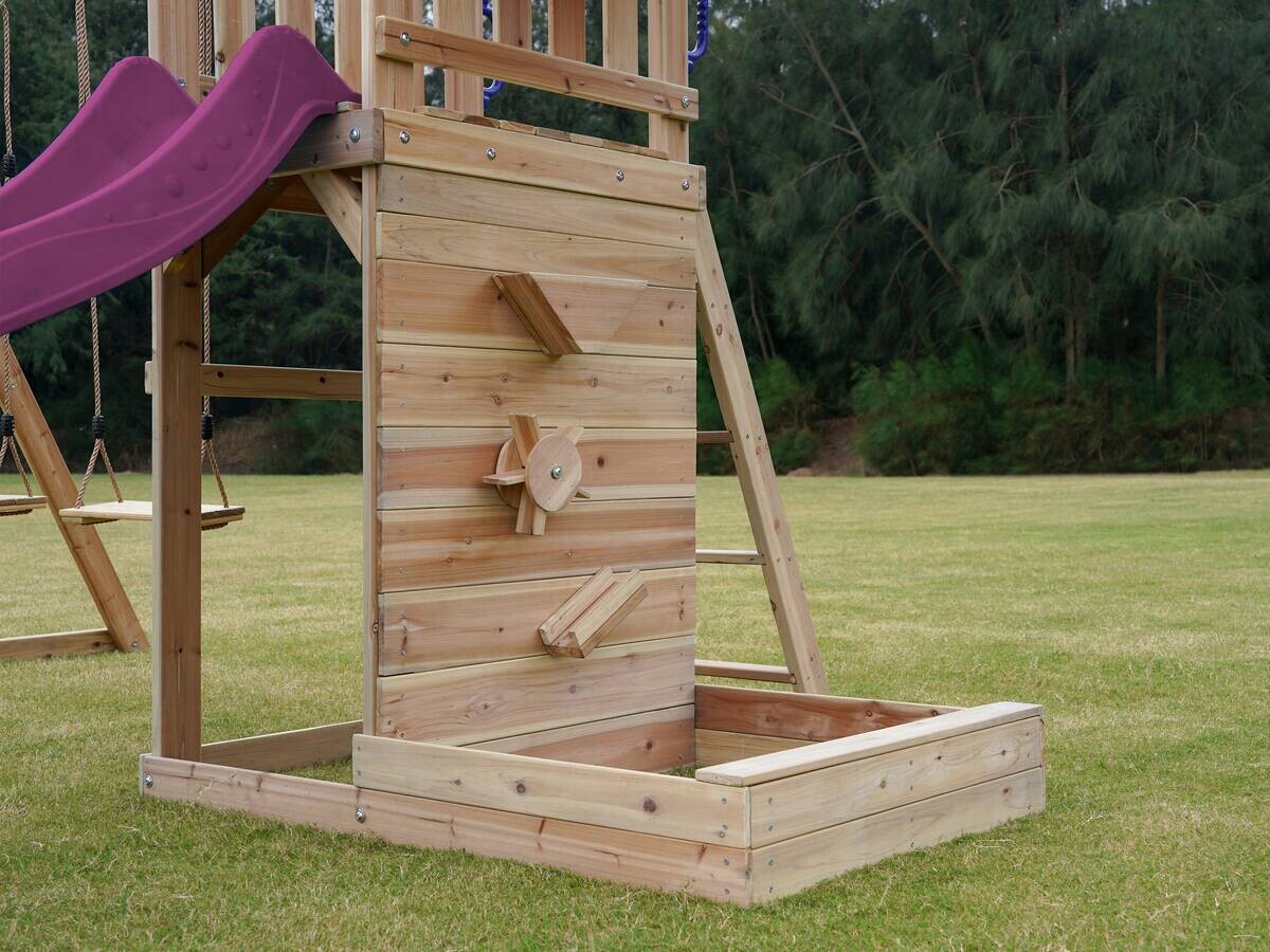 AXI Spielturm Malik braun B/H/L: ca. 345x270x336 cm