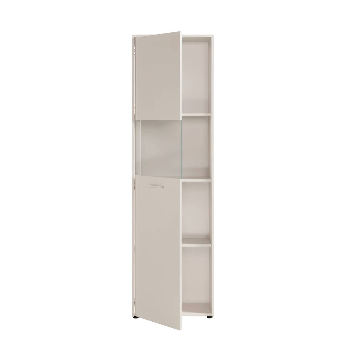 Vitrine Panama Kaschmir Spanplatte B/H/T: ca. 55x191x40 cm