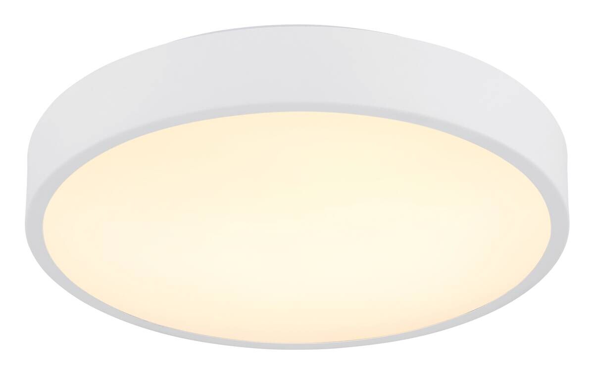 GLOBO LED-Deckenleuchte Opal weiß Kunststoff Metall H/D: ca. 7x33,2 cm 1 Brennstellen