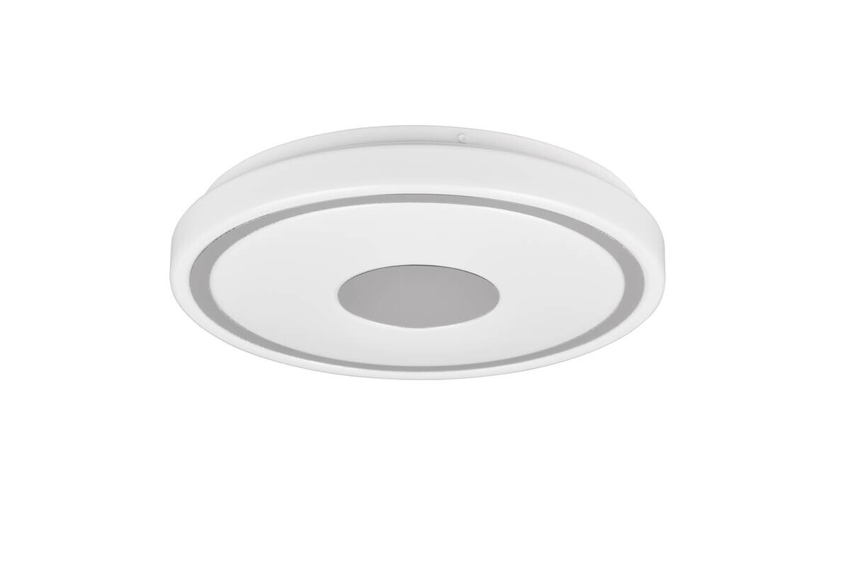Reality Deckenleuchte Bunda weiß Chrom Kunststoff H/D: ca. 5x33 cm 1 Brennstellen