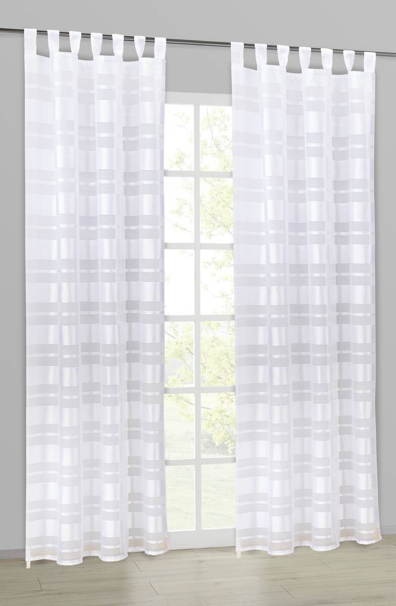 silver edition Kombivorhang Diana weiß B/H: ca. 140x245 cm