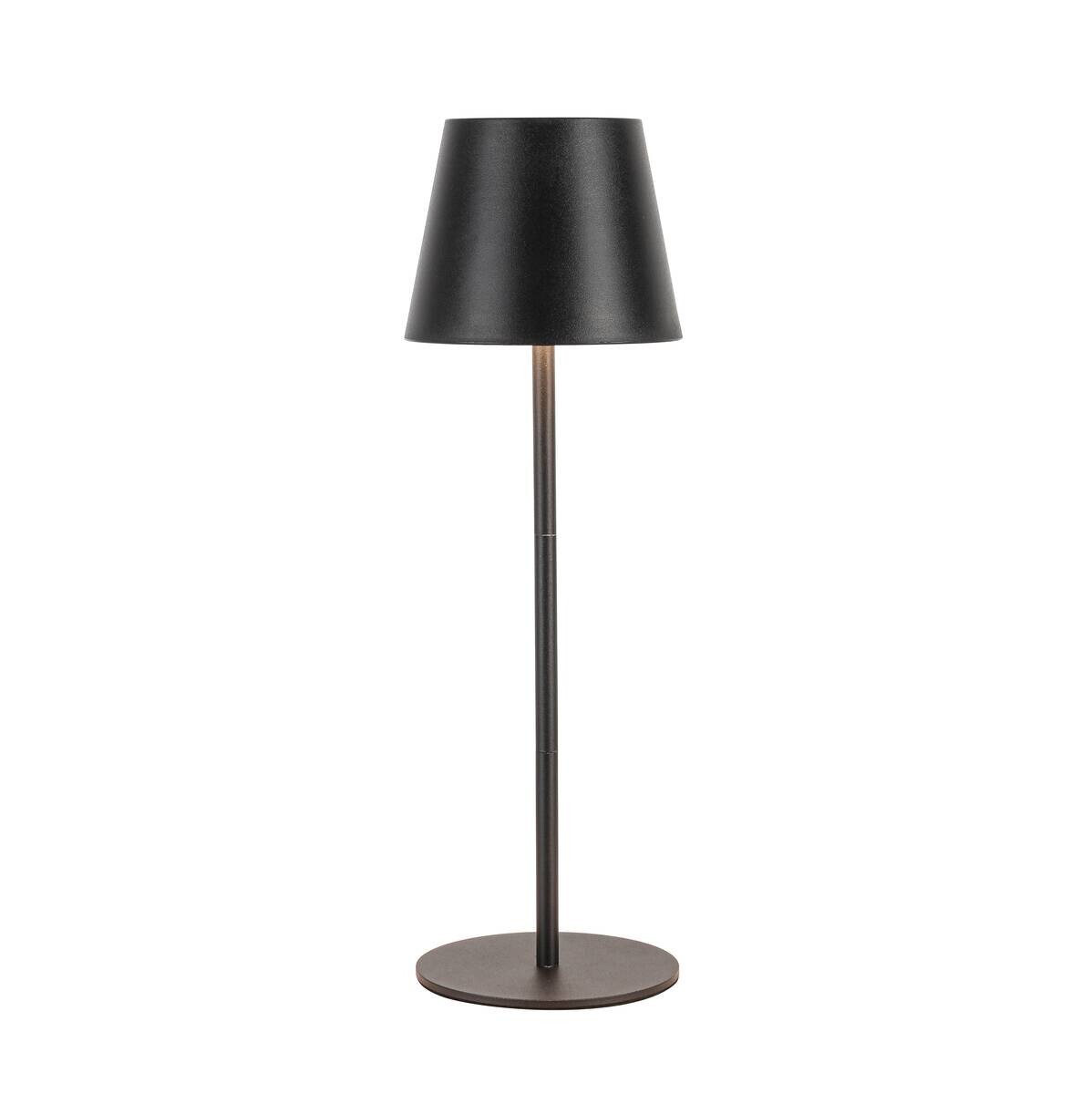 Tischleuchte schwarz H/D: ca. 36x11,5 cm