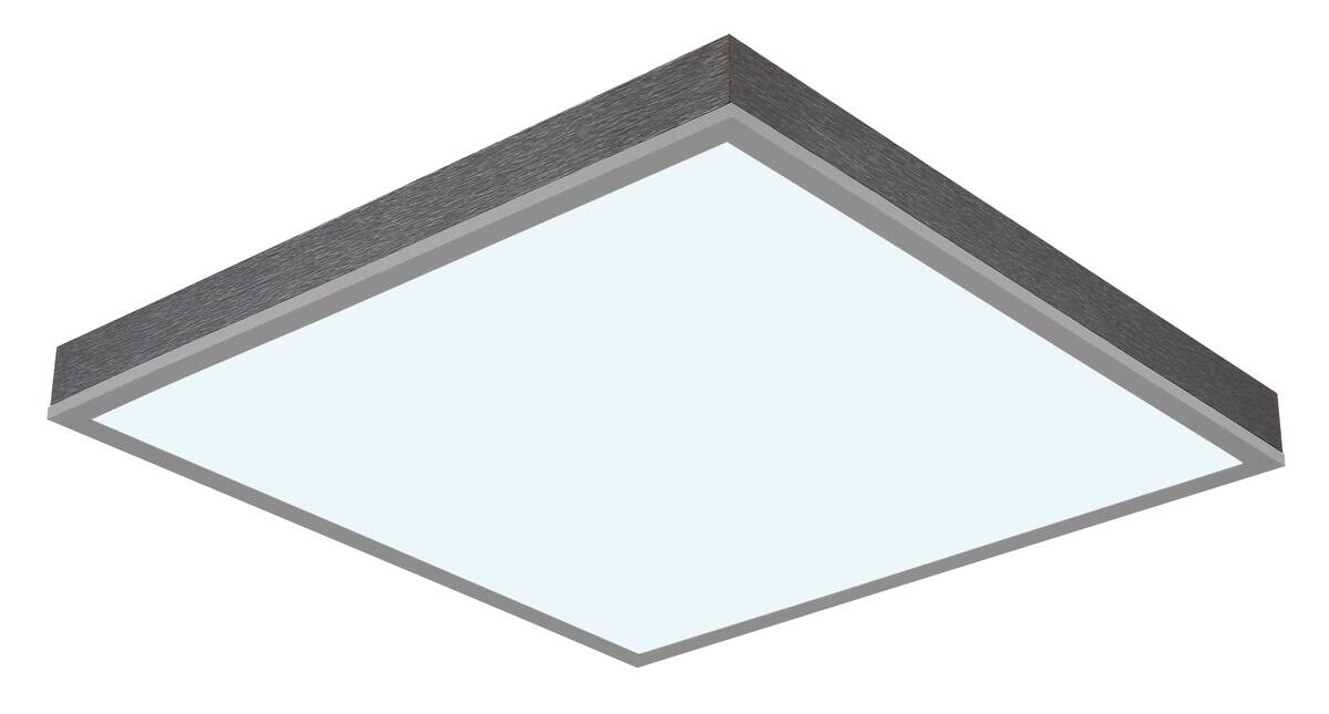 GLOBO LED-Deckenleuchte DORO 416080AD2-CCT Opal silber MDF Aluminium B/H/L: ca. 45x7,5x45 cm 1 Brennstellen