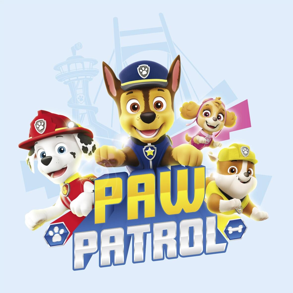 Keilrahmenbild Paw Patrol B/L: ca. 35x35 cm