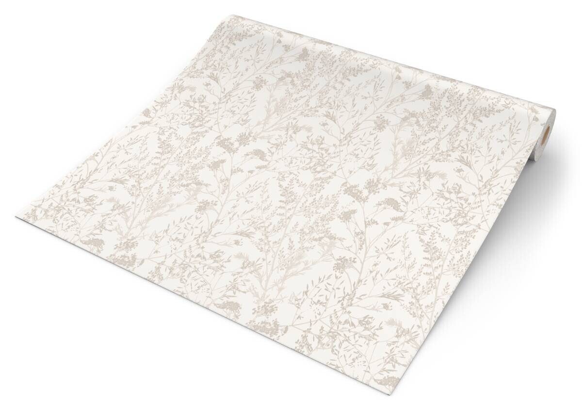 Erismann Vliestapete Zweige weiß B/L: ca. 53x1005 cm
