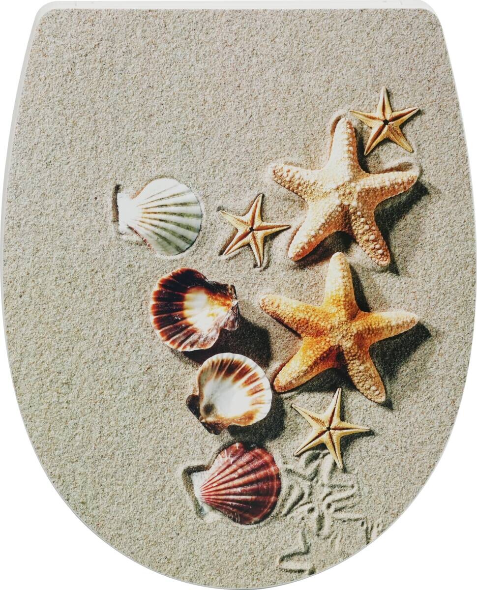 POCOline WC-Sitz Muscheln sand Thermoplast