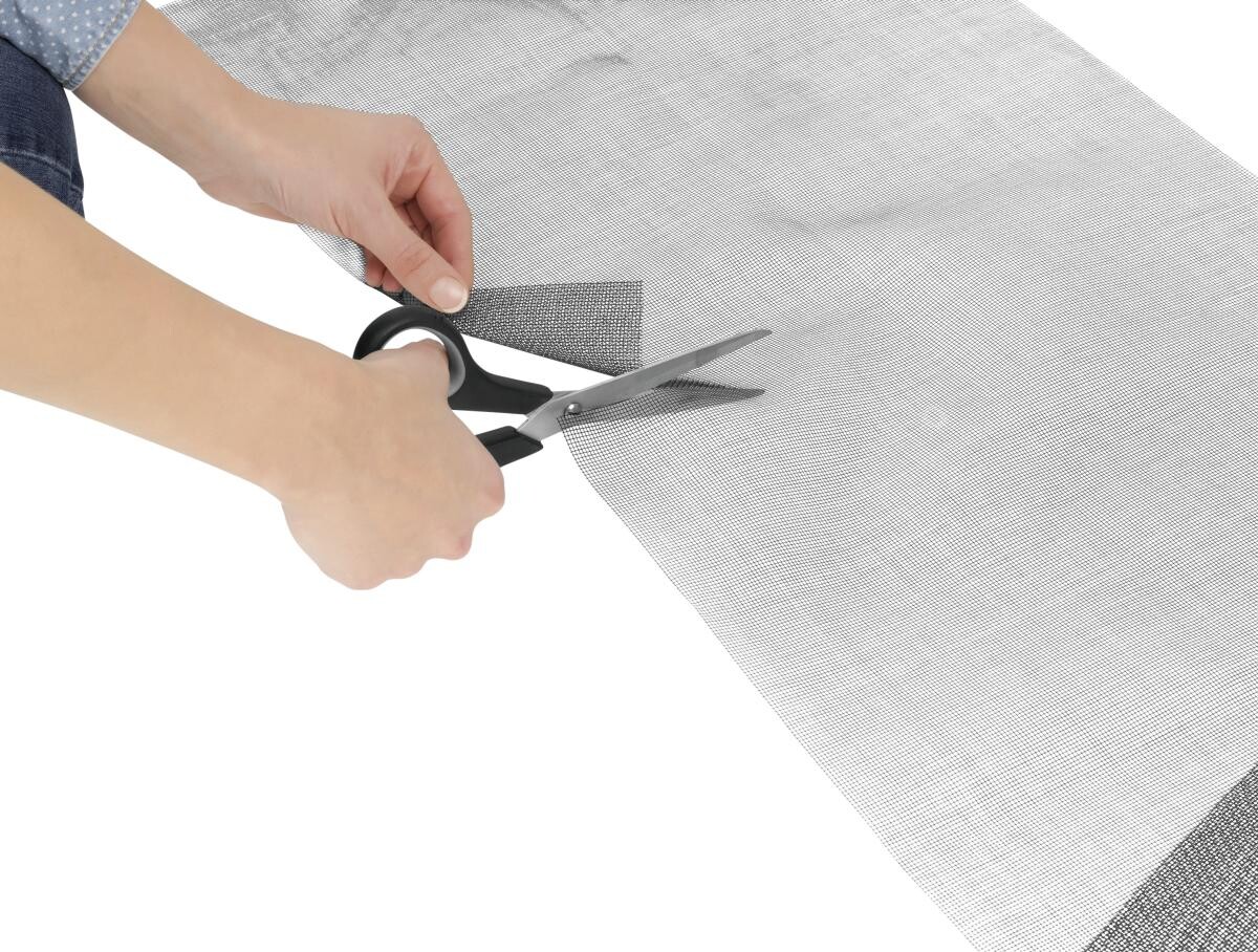 EASYmaxx Fliegengitter schwarz B/L: ca. 130x150 cm