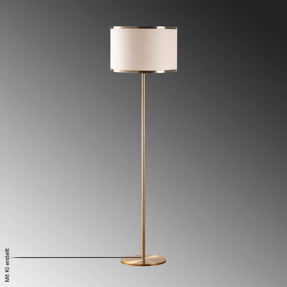 Opviq Stehlampe Way Stoff Metall B/H/L: ca. 40x156x40 cm E27 1 Brennstellen