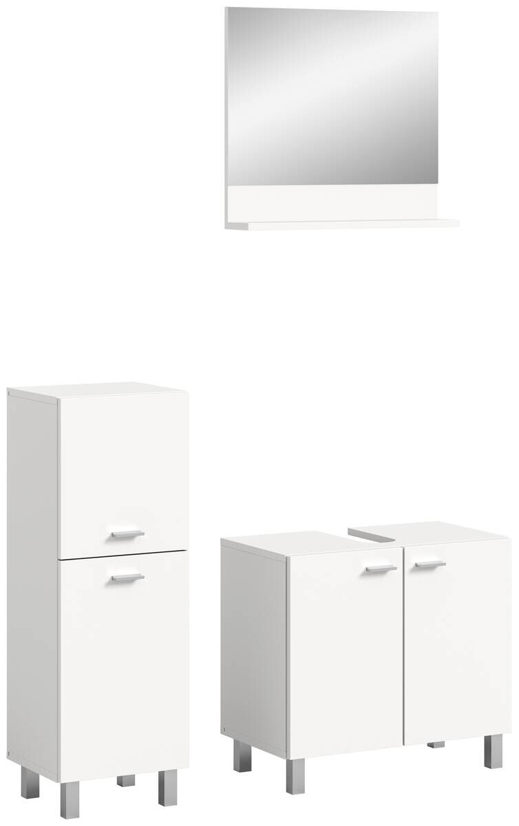 Badezimmer-Set BOSTON weiß B/H/T: ca. 102x186x33 cm