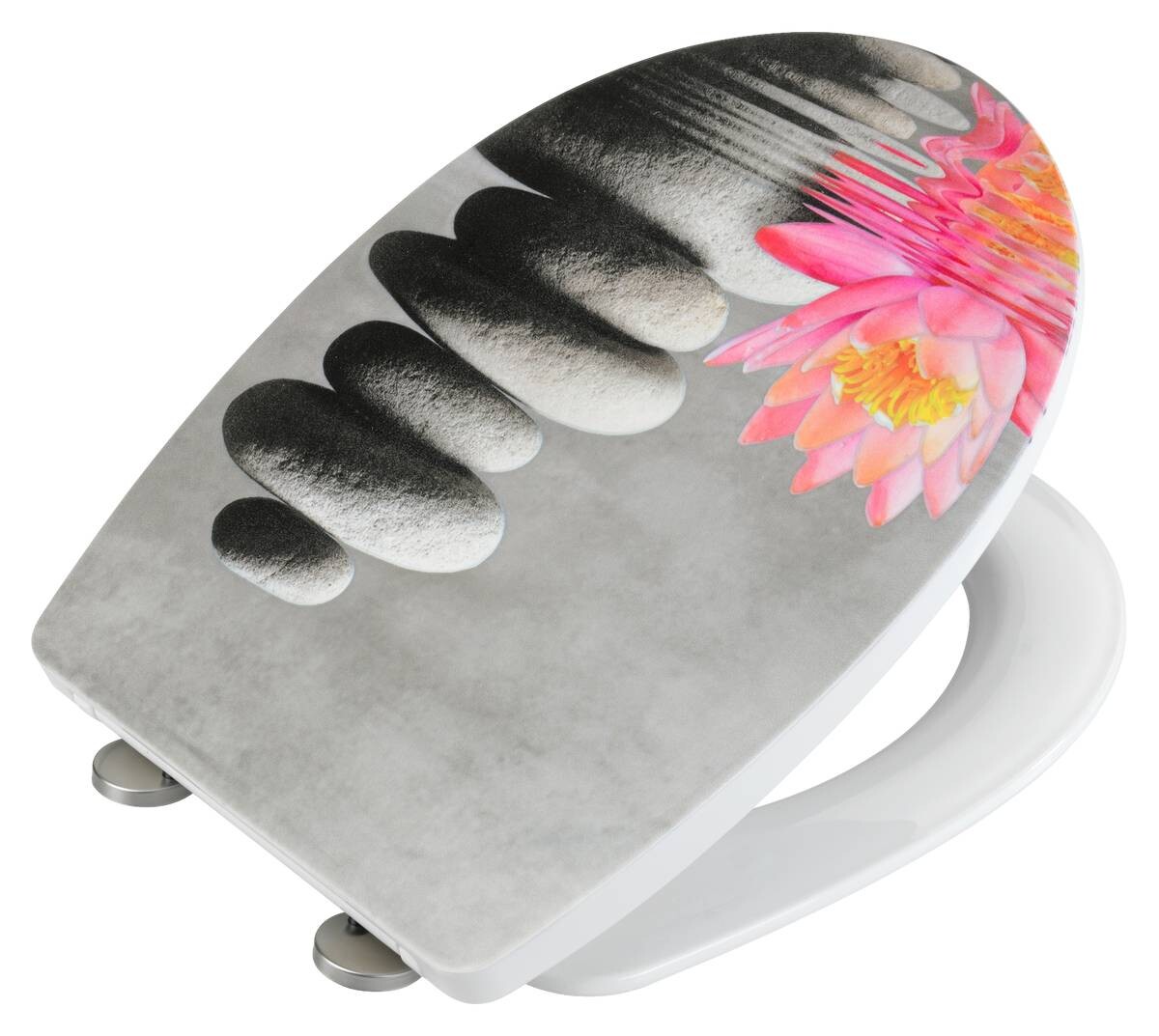WENKO WC-Sitz Water Lily Thermoplast