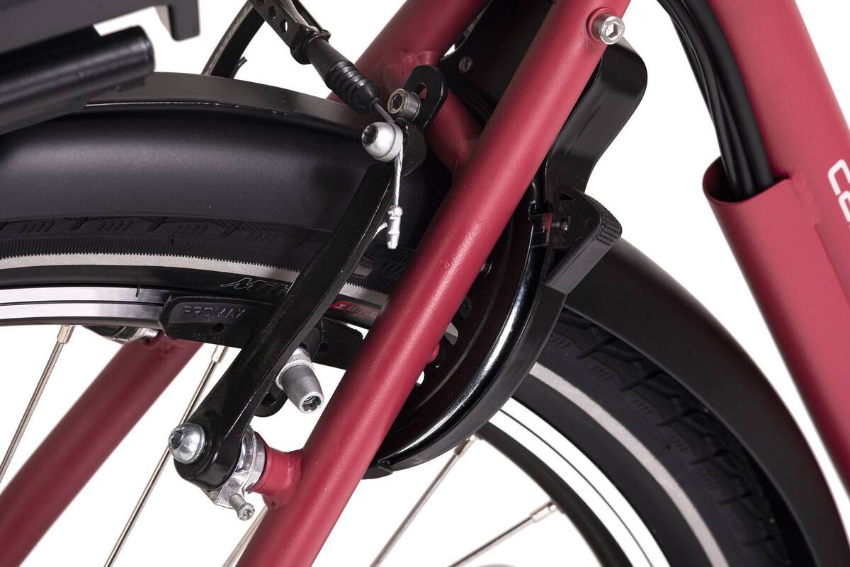 Hollandia E-Cityrad Carry on Carry on 28'' 28 Zoll Rahmenhöhe 54 cm 3 Gänge rot rot ca. 250 W ca. 36 V ca. 28 Zoll