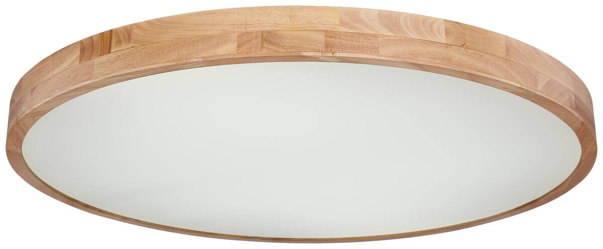 GLOBO Deckenleuchte Rainer braun Holz Metall H/D: ca. 11x80 cm 1 Brennstellen