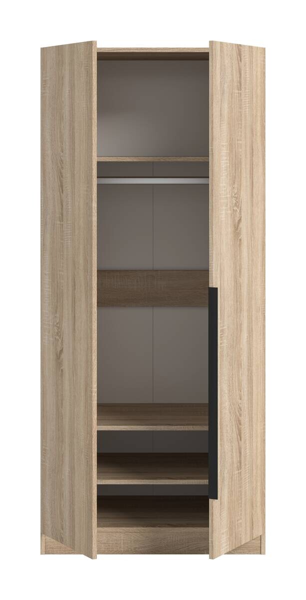 Kleiderschrank KOPENHAGEN Eiche Sonoma Nachbildung B/H/T: ca. 80x181x52 cm