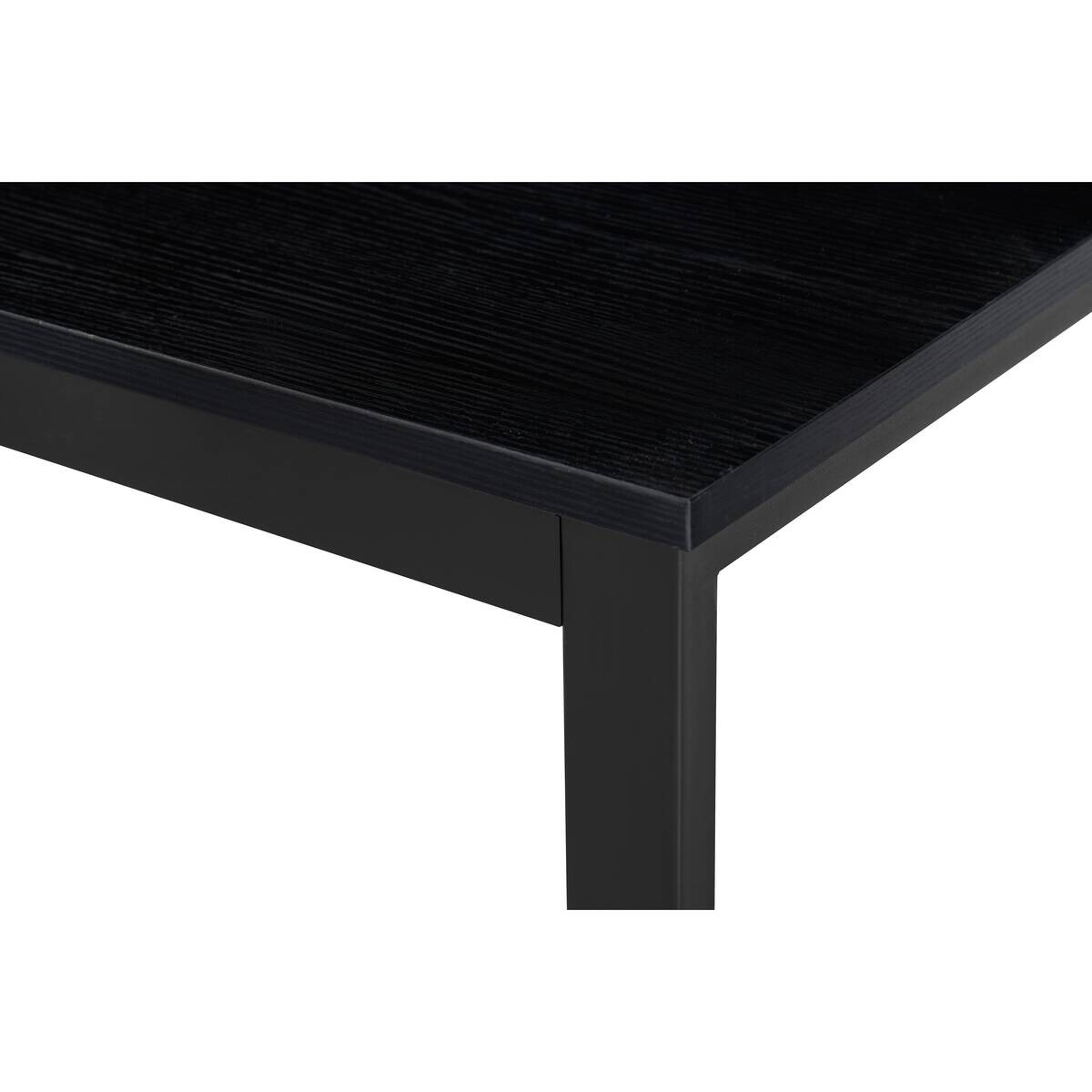 Küchentisch Tessa schwarz Metall B/H/T: ca. 110x75,5x70 cm