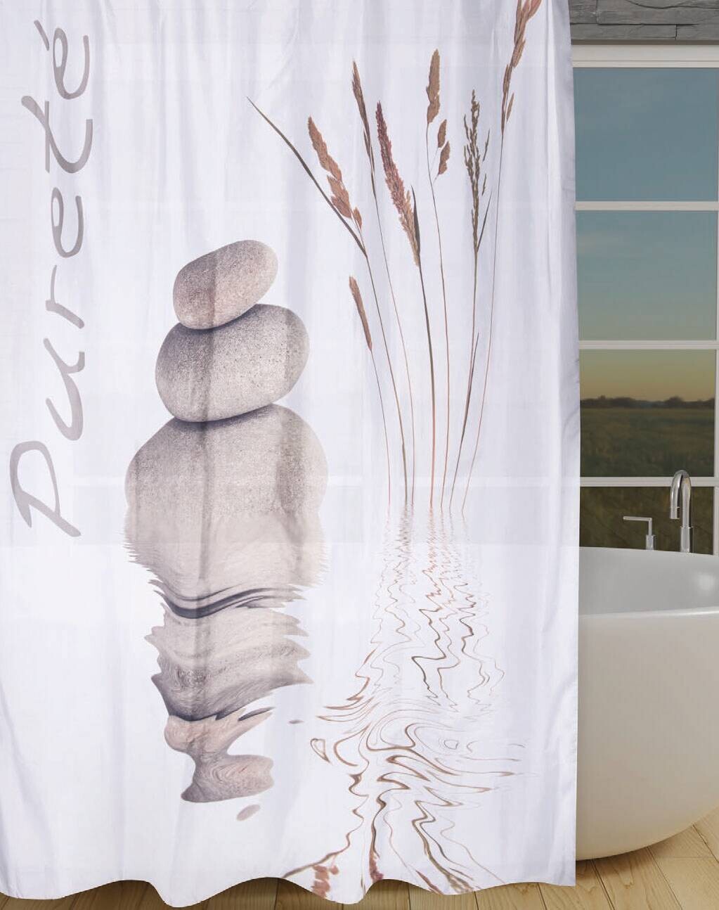 Acus Duschvorhang Purete Polyester B/L: ca. 180x200 cm