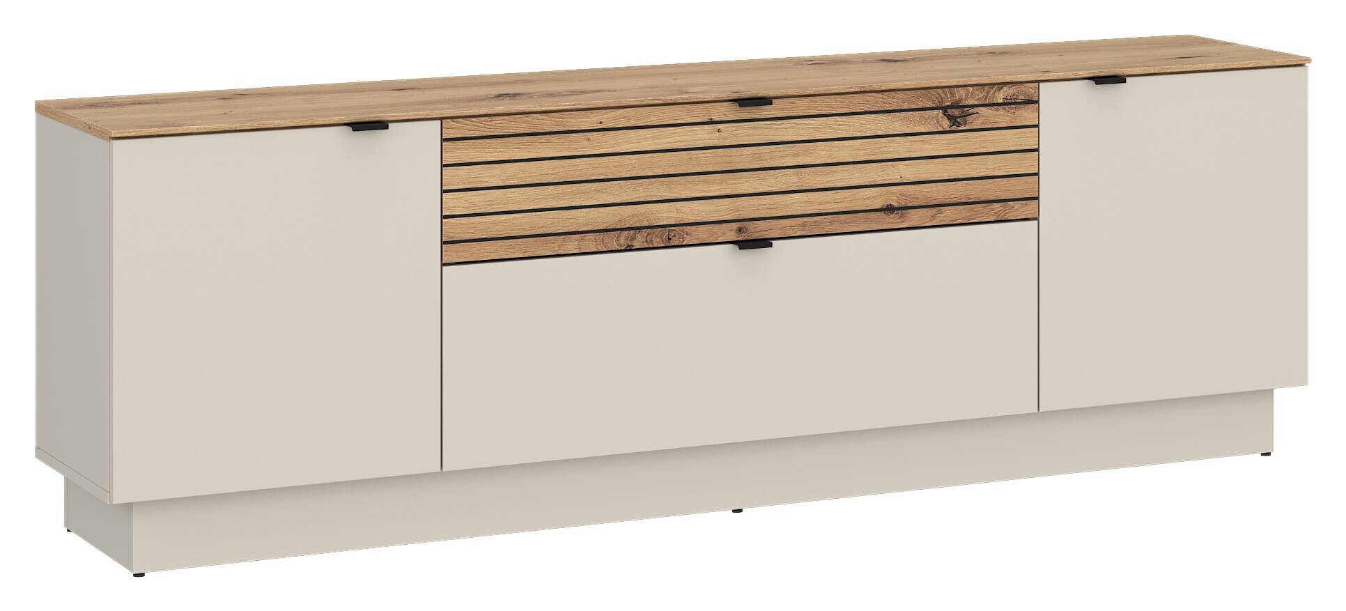 Kommode NEXA Cashmere Eiche Artisan Oak Nachbildung B/H/T: ca. 180x60x40 cm