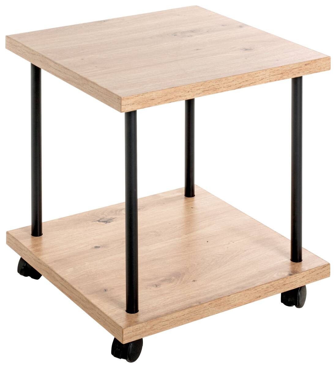 Beistelltisch Eiche Nachbildung schwarz B/H/T: ca. 40x45x40 cm