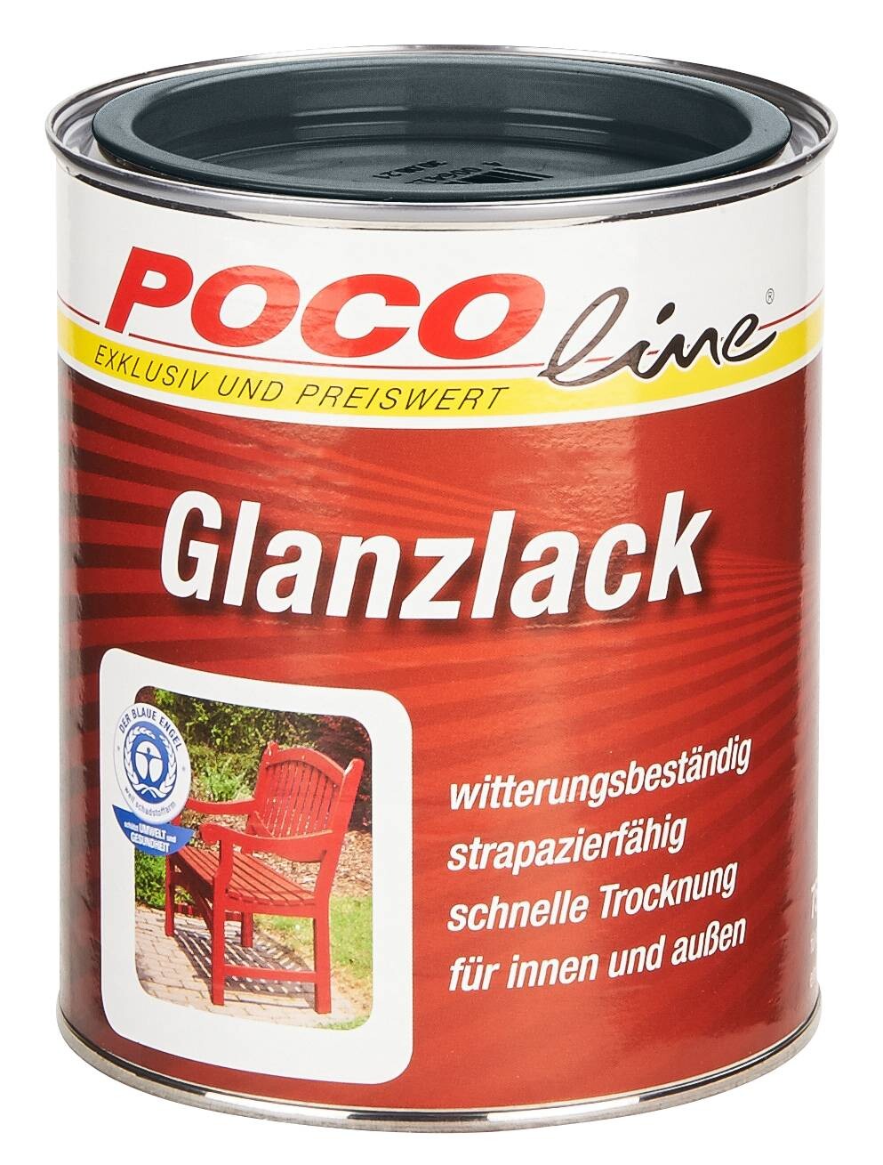 POCOline Acyl Buntlack anthrazit glänzend ca. 0,75 l