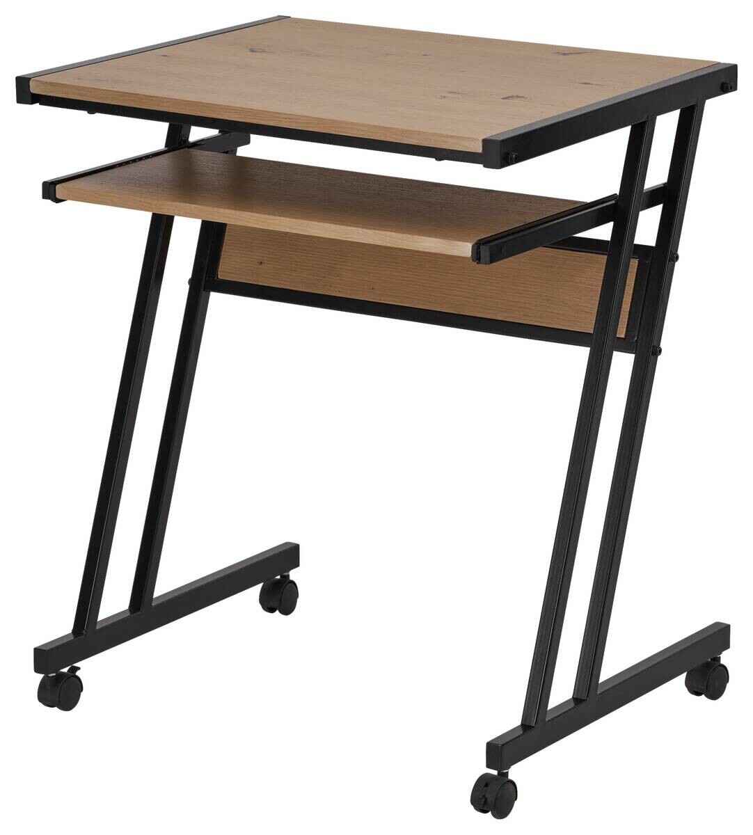 Computerrollwagen Elvie Oak B/H/T: ca. 62x73x50 cm