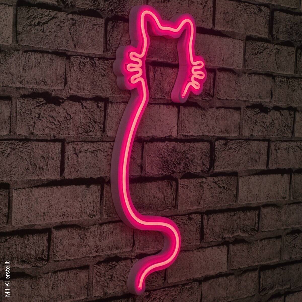 Opviq LED-Wandleuchte rosa PVC B/H/T/L: ca. 22x48x2x22 cm