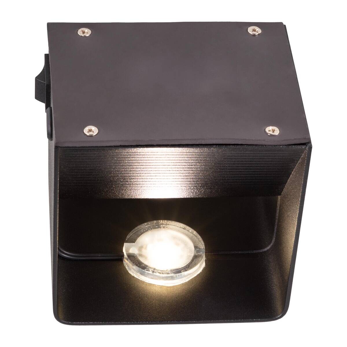 Näve Leuchten LED-Wandleuchte schwarz Metall B/H/T: ca. 10x8x10 cm