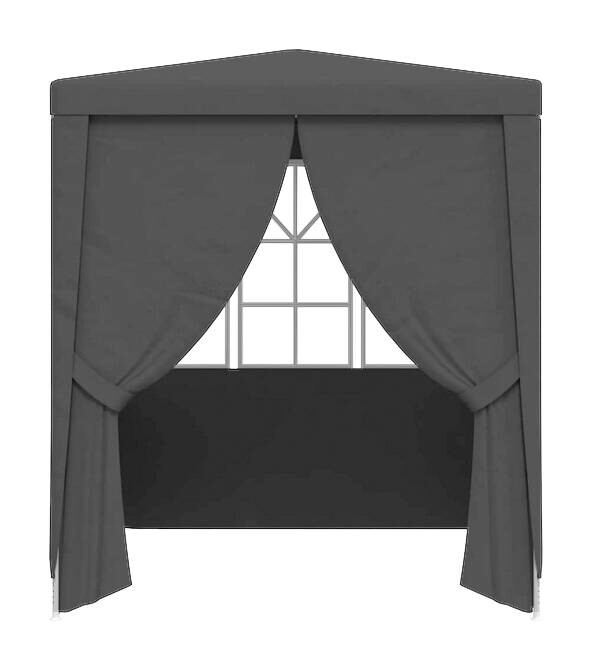 vidaXL Pavillon anthrazit Kunststoff B/H/L: ca. 250x240x250 cm