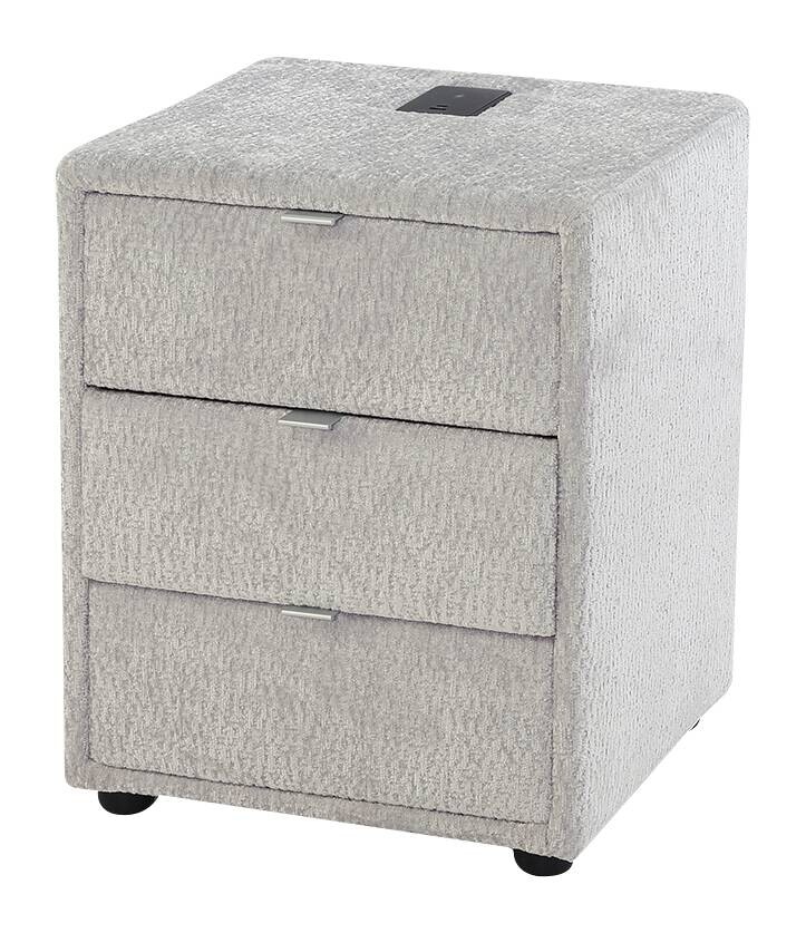 Nachtkonsole hellgrau