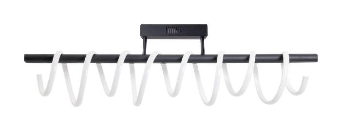 Näve Leuchten LED Deckenleuchte NV1374322 schwarz Aluminium Kunststoff B/H/T: ca. 100x27x100 cm null 1 Brennstellen