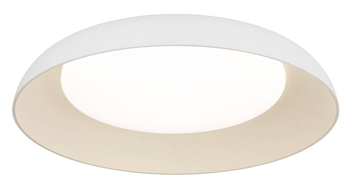 GLOBO LED-Deckenleuchte ORBIS weiß Metall H/D: ca. 9,5x48 cm 1 Brennstellen