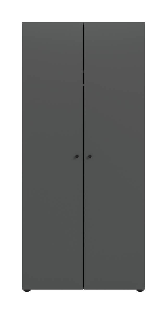 Kleiderschrank DARWIN anthrazit B/H/T: ca. 80x176x51 cm