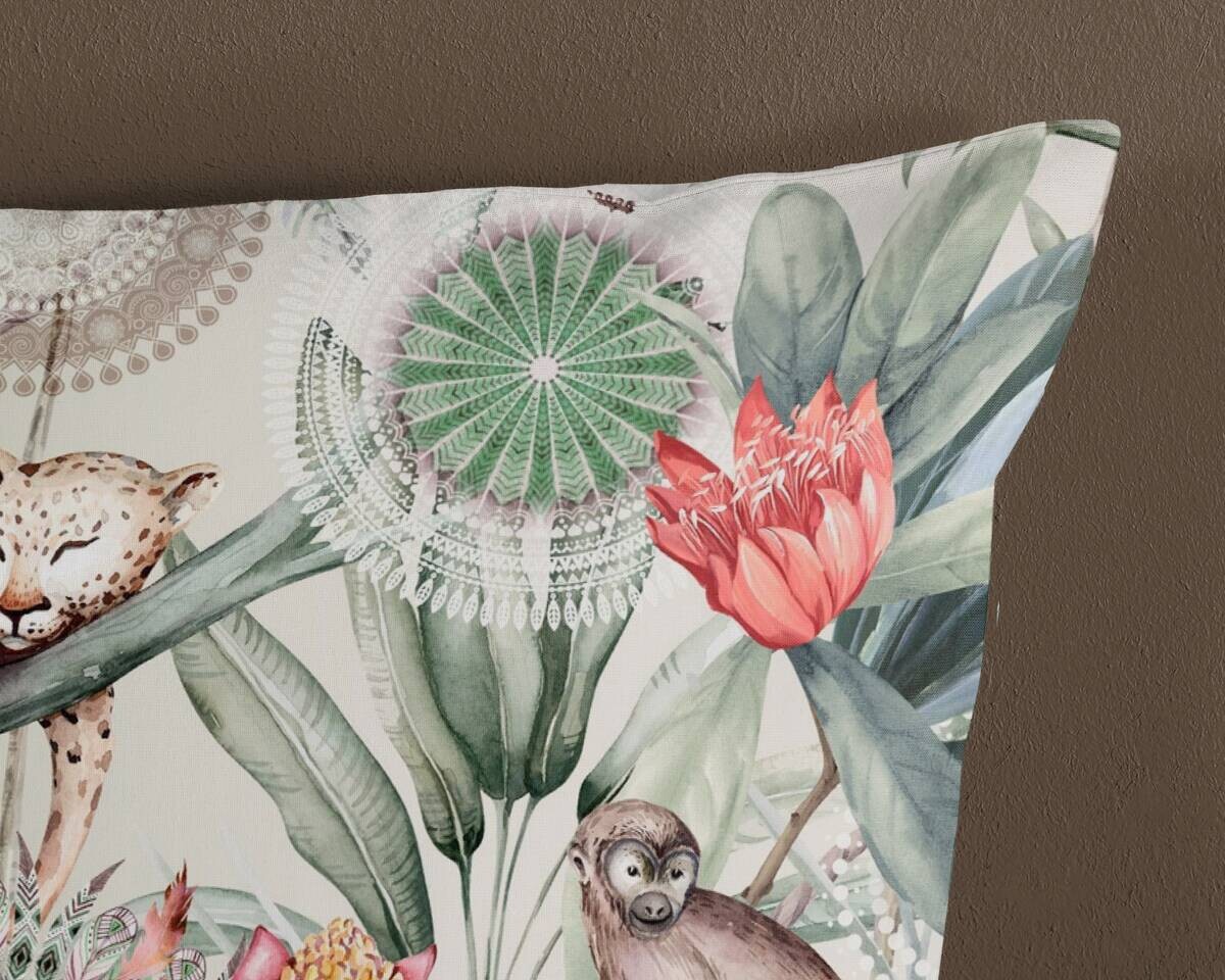 Baumwoll Bettwäsche Wayan Satin Multi Baumwolle B/L: ca. 155x220 cm