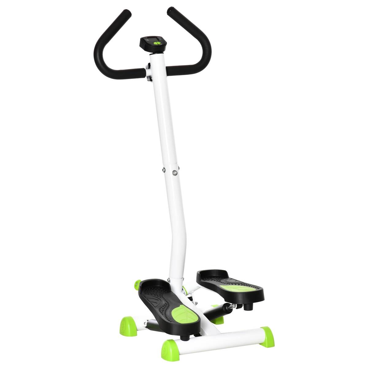 HOMCOM Steppmaschine grün Stahl B/H/L: ca. 44x108x55 cm