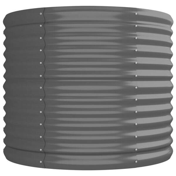 Hochbeet grau Stahl B/H/L: ca. 80x68x296 cm