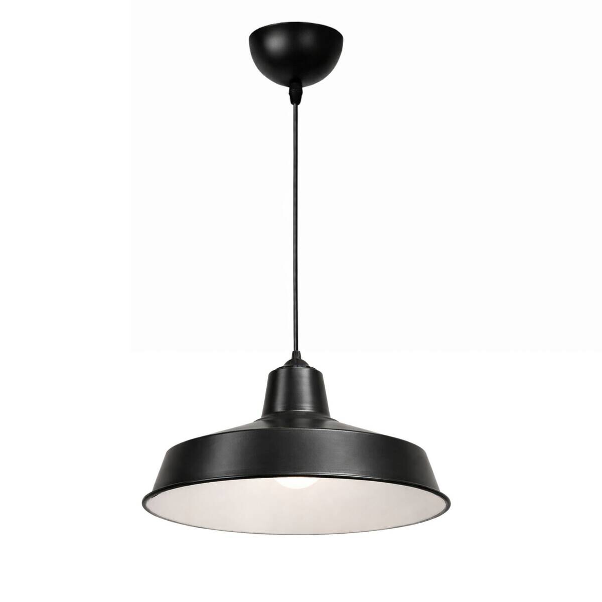 Opviq Pendelleuchte schwarz B/H/T: ca. 35x100x35 cm E27 1 Brennstellen