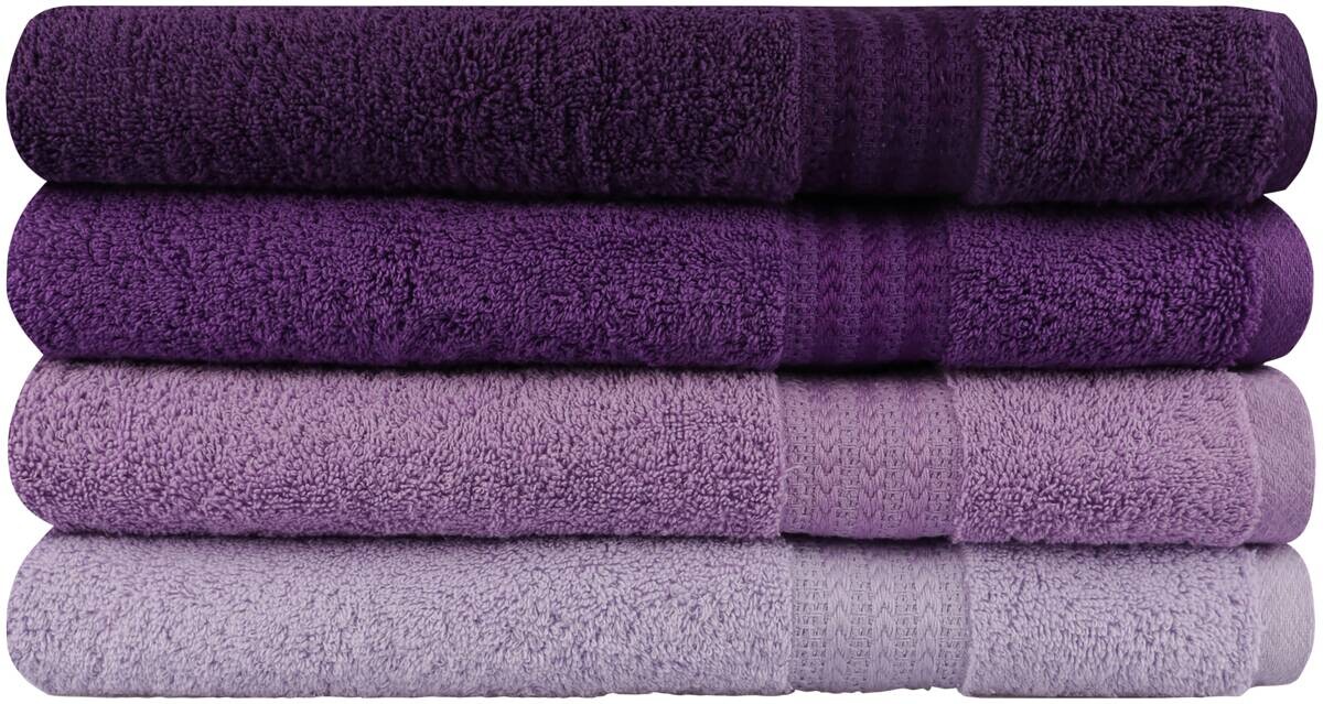 Mijolnir Frottier-Set lila flieder 100% Baumwolle B/L: ca. 70x140 cm