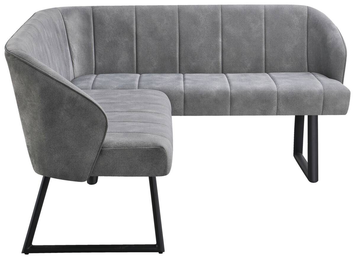 Eckbank Sven grau B/H/T: ca. 187x81,5x155 cm