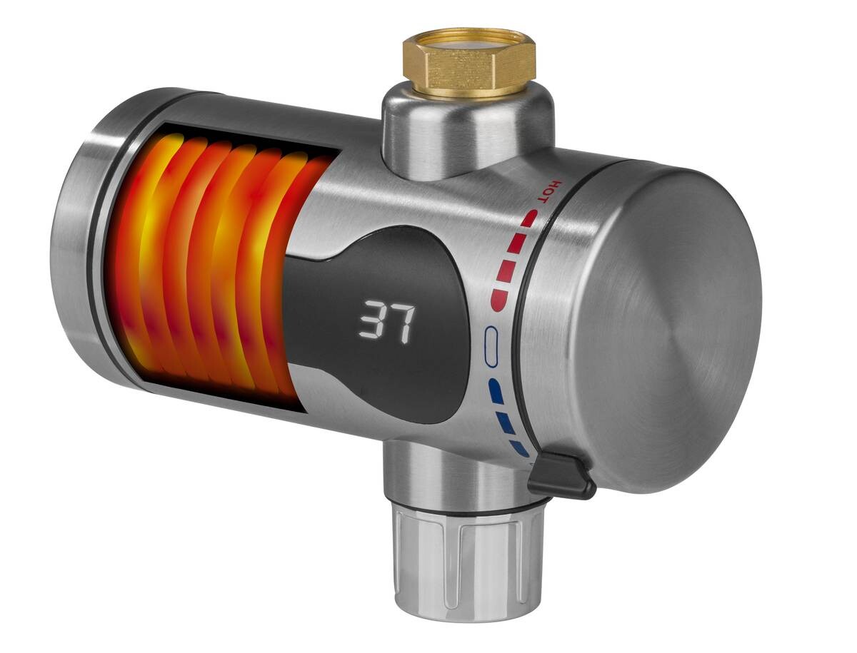 Durchlauferhitzer Edelstahloptik