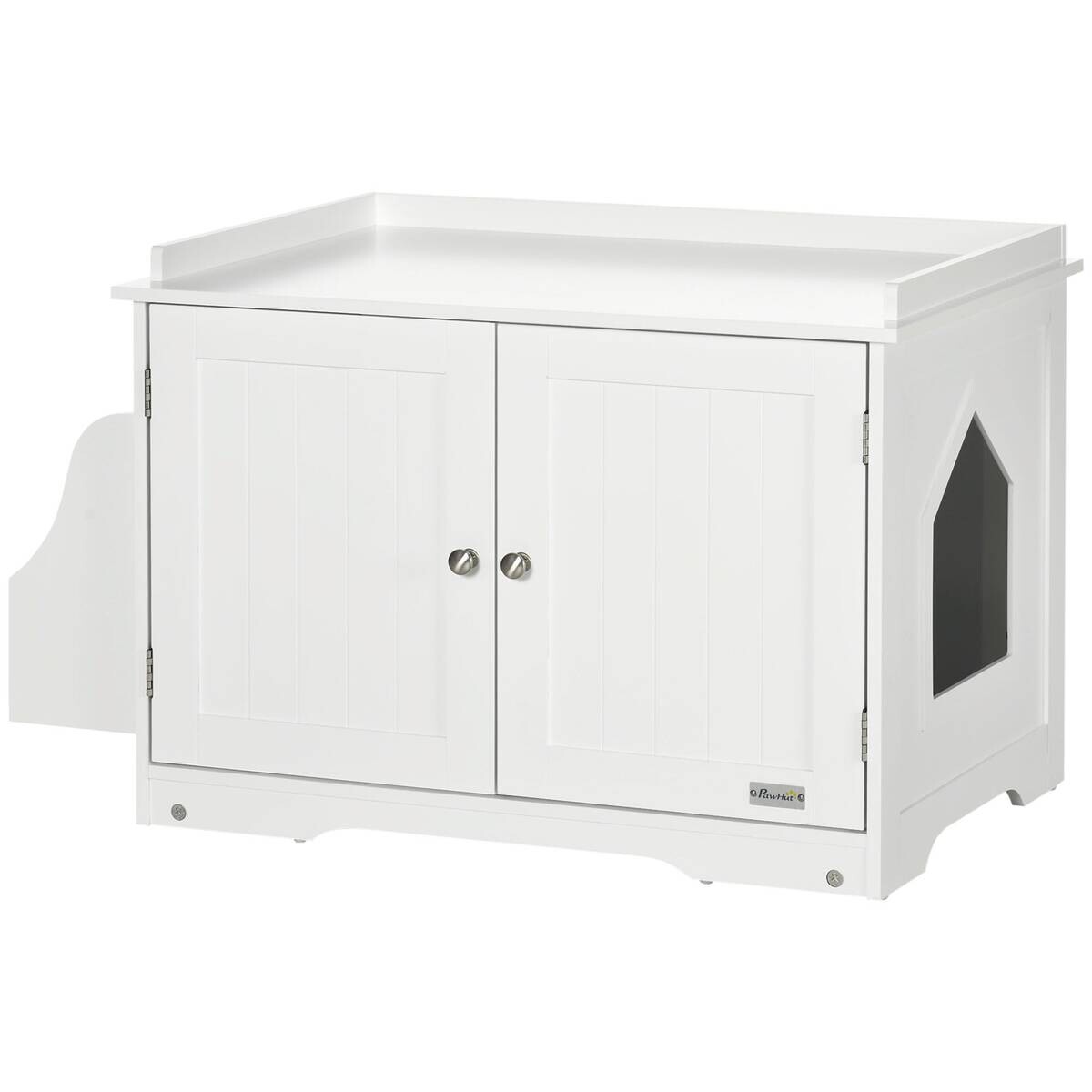 PawHut Katzen-Zubehör weiß Polypropylen B/H/L: ca. 48x86x52 cm