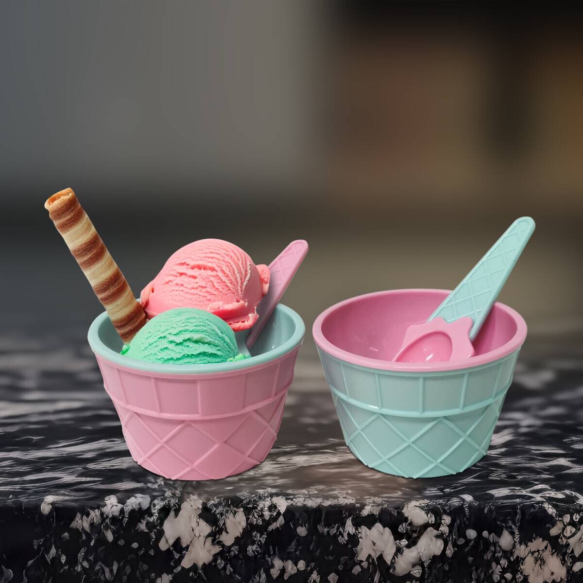 HI Haushaltshelfer blau Kunststoff