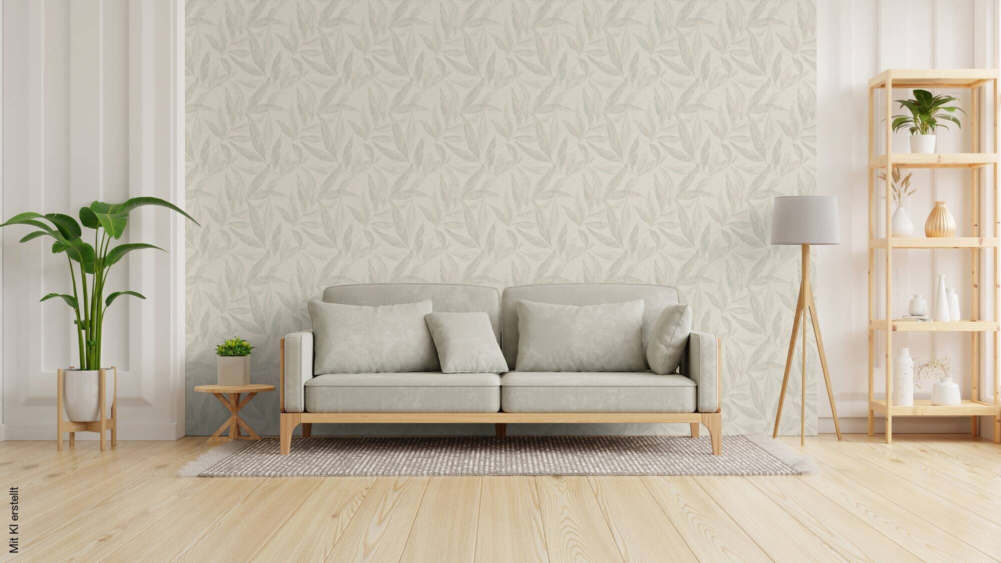 A.S.Creation Vliestapete grau creme weiß B/H/D: ca. 53x1005x9,3 cm