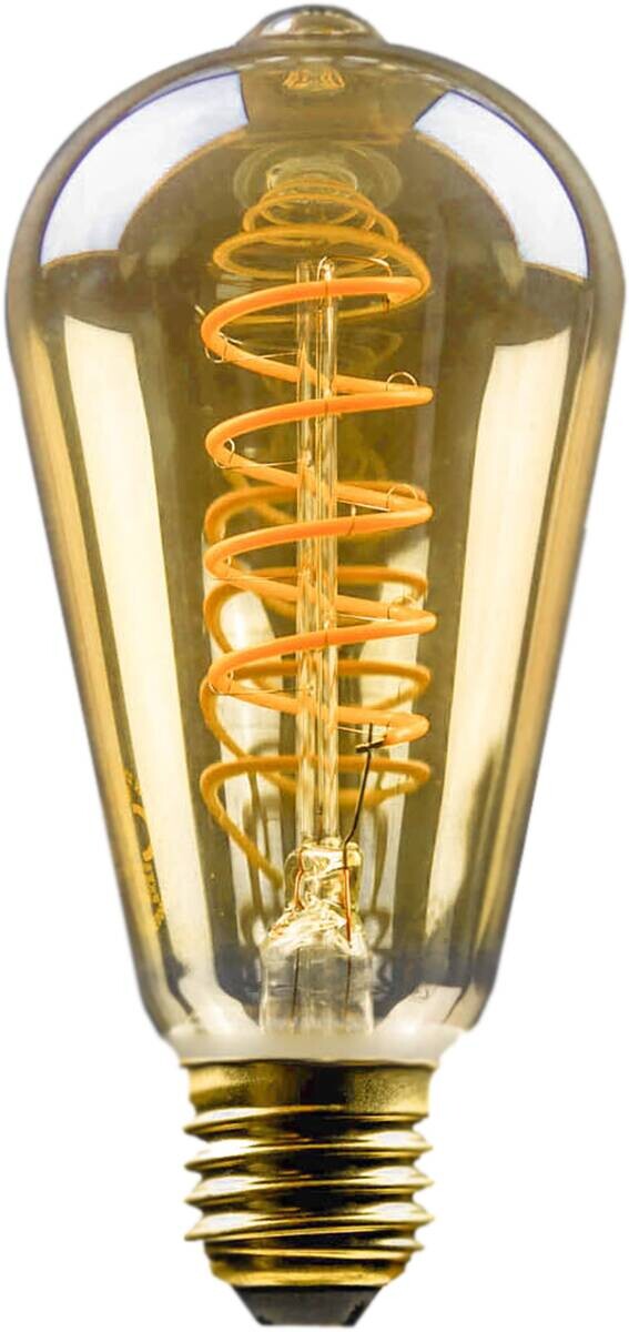 Blulaxa LED-Leuchtmittel FlexFilament Tropf Spiral Vintage 44981 E27