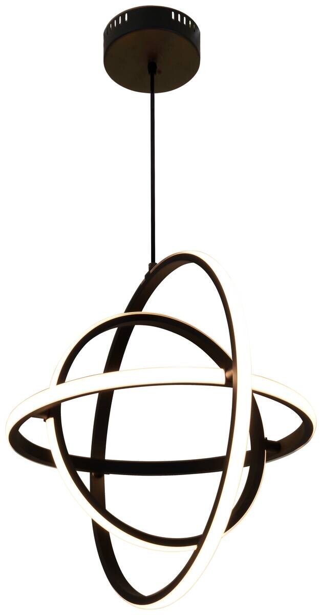 POCOline Pendelleuchte Rachel schwarz Metall H/D: ca. 120x50 cm GU10 1 Brennstellen