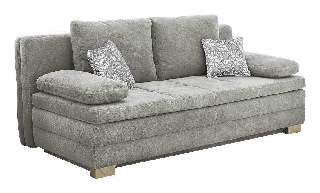 Schlafsofa grau Polyester B/H/T: ca. 203x85x106 cm